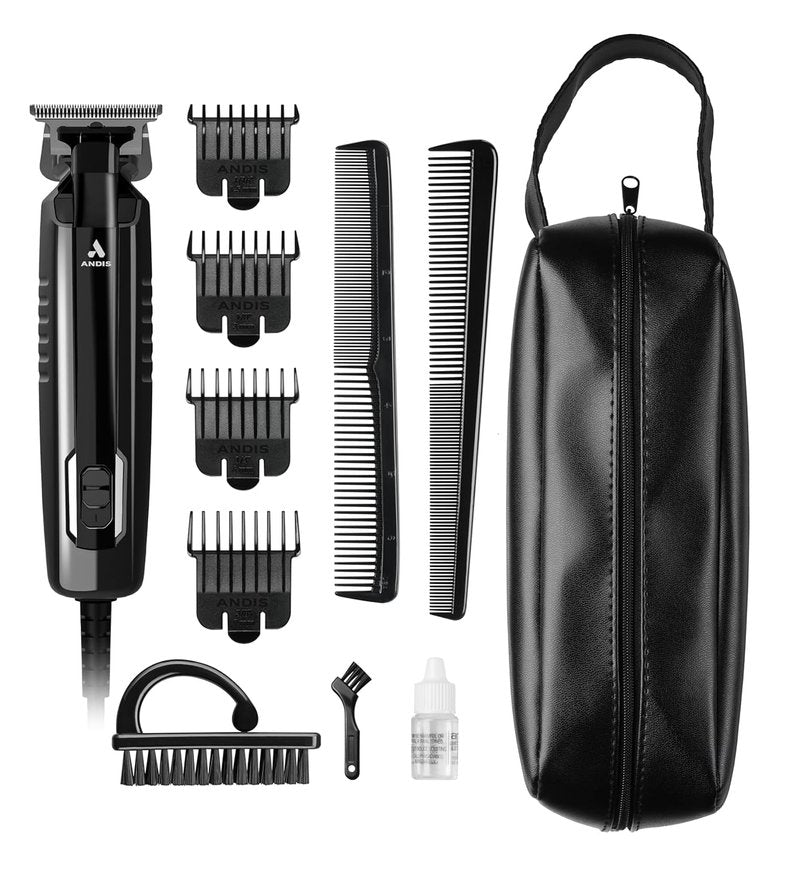 Andis Hair Trimmer Kit - 11 Piece Set with Close-Cutting T-Blade for Precision Detailing