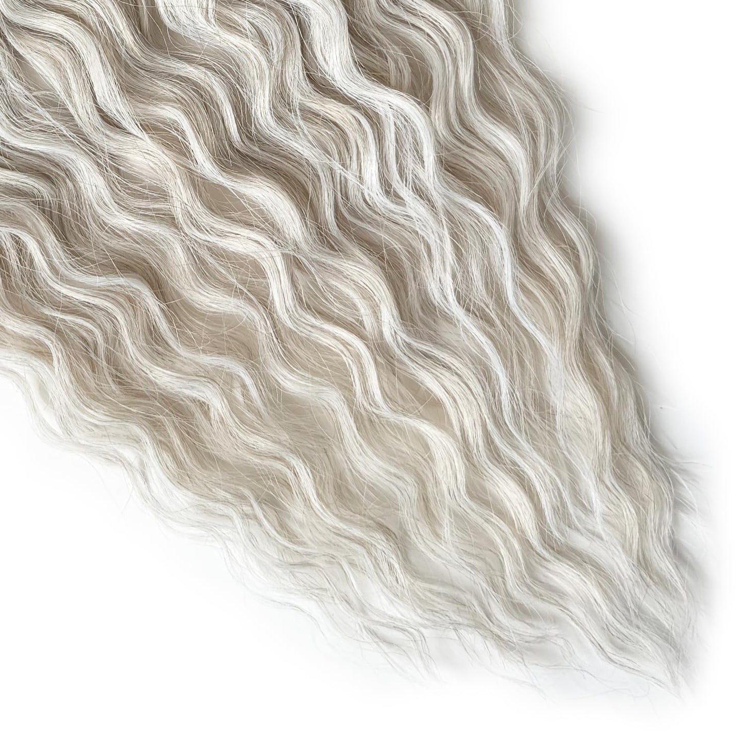 Ocean Wave Crochet Hair Loose Wave Braiding Hair For Women Synthetic Wavy Braiding Hair Extensions 3Packs (56C, 22 Inches)