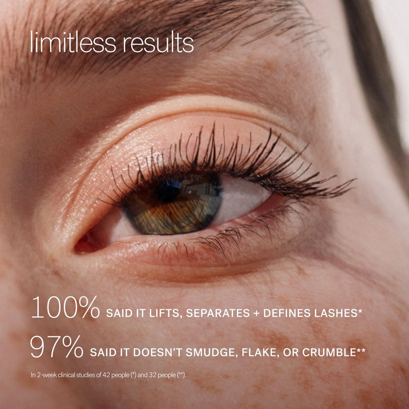 ILIA - Limitless Lash Mascara | Lengthen, Lift, Separate | 12-HR Wear | Flake + Smudge-Resistant | Conditioning Ingredients | Safe for Sensitive Eyes, Clean, Cruelty-Free (After Midnight | Soft black)