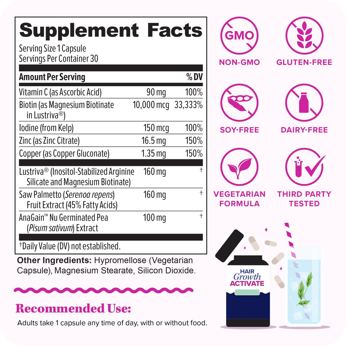 Vitauthority Hair Growth Activate Vitamins