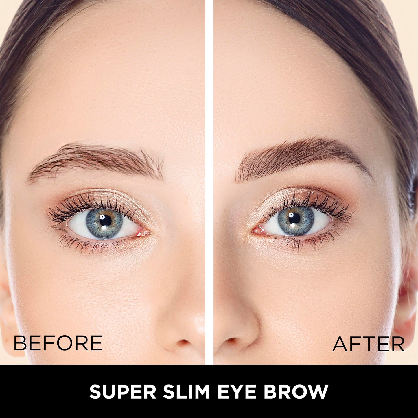 Absolute New York Super Slim Brow Pencil, Fine Point, Dual Ended, Fade Resistant and Long Lasting (Pecan)