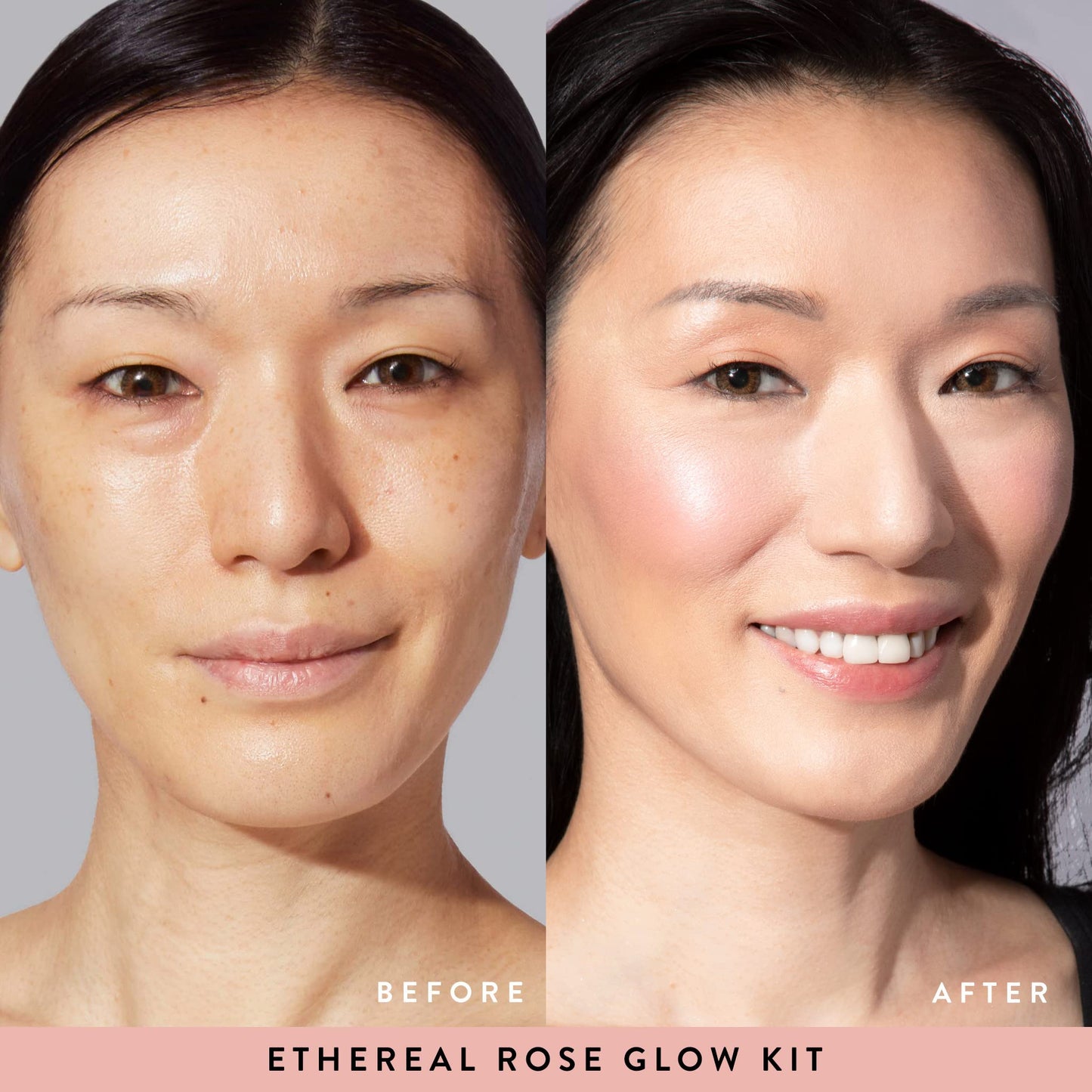 LAURA GELLER NEW YORK Ethereal Rose Glow Kit - Baked Blush-n-Brighten Marbleized Blush, Spackle Skin Perfecting Makeup Primer, Rose Glow (2pc)