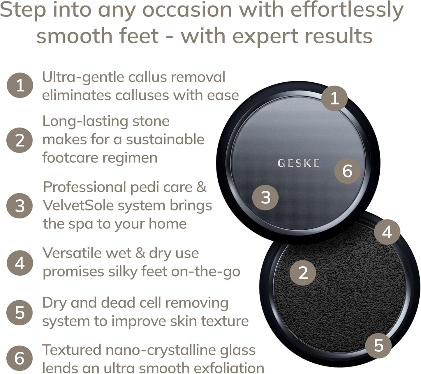 Dual Foot Smoothener - 8-in-1 Two-Sided Foot File with Pumice Stone & Nano-Crystalline Glass | Advanced Callus Removal for Soft Feet