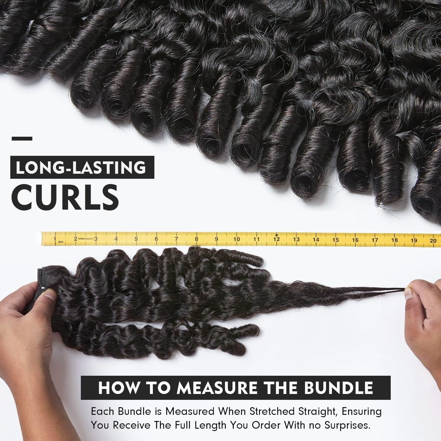 Burmese Curly Bundles Human Hair 18 Inch 12A 1 Curly Bundles Human Hair Weave with Spriral End 3c4a Quick Weave Real Human Hair Extensions For Black Women Natural Color