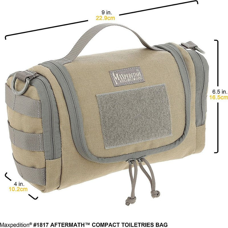 Aftermath Compact Toiletries Bag (Khaki)