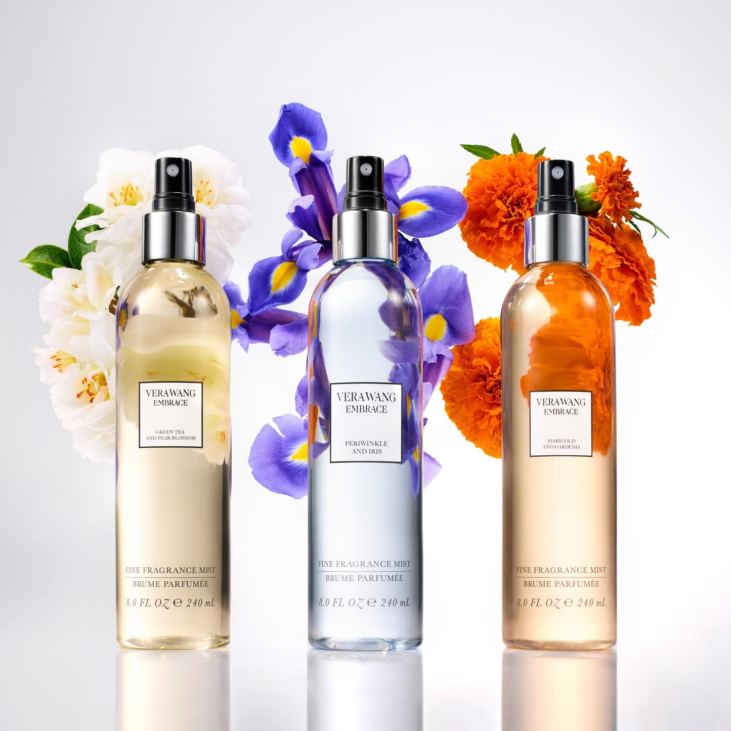 Vera Wang Embrace Green Tea & Pear Blossom Body Mist + EDP 8 fl oz + 1 fl oz (Pack of 2)