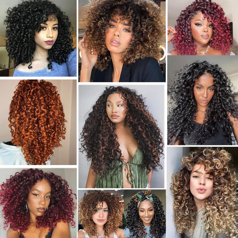 8 Packs Gogo Curl Crochet Hair 10Inch Blonde Ocean Wave Crochet Hair Pre Looped Synthetic Beach Curl Hair Extensions Blonde Braiding Hair for Women (27#)