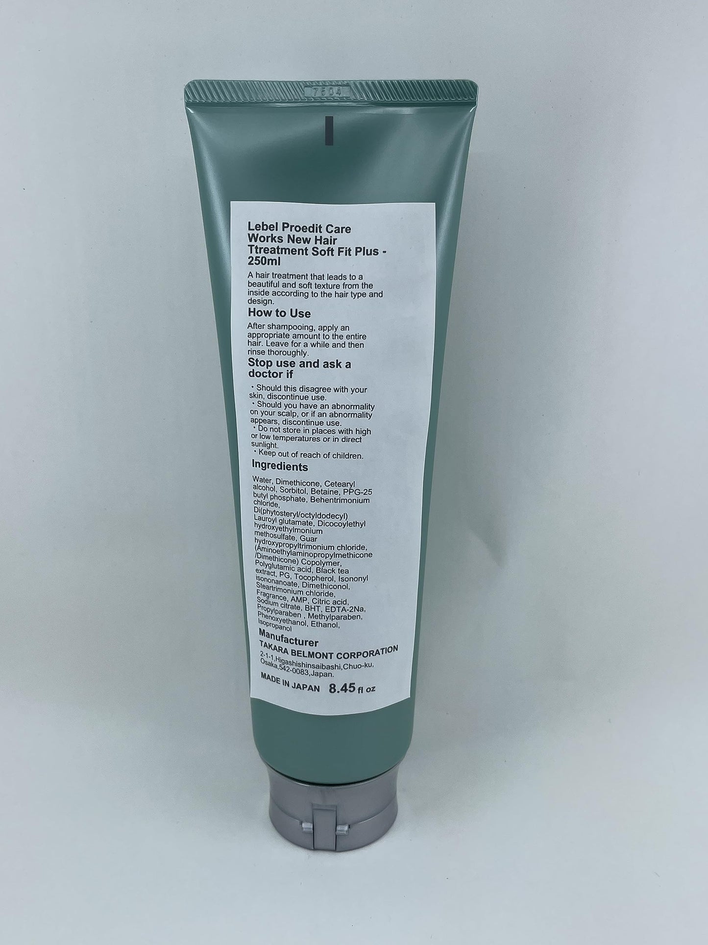 Lebel Proedit Care Works New Hair Ttreatment Soft Fit Plus - 250ml