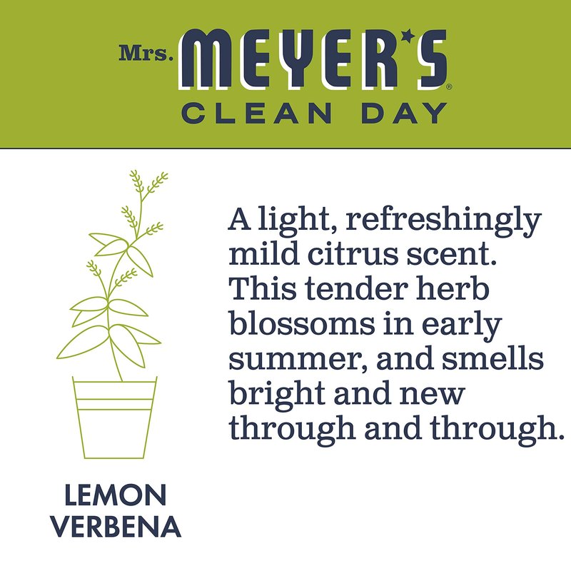 Mrs. MEYER'S Liquid Hand Soap Lemon Verbena, 12.5 Fl Oz (Pack of 6)
