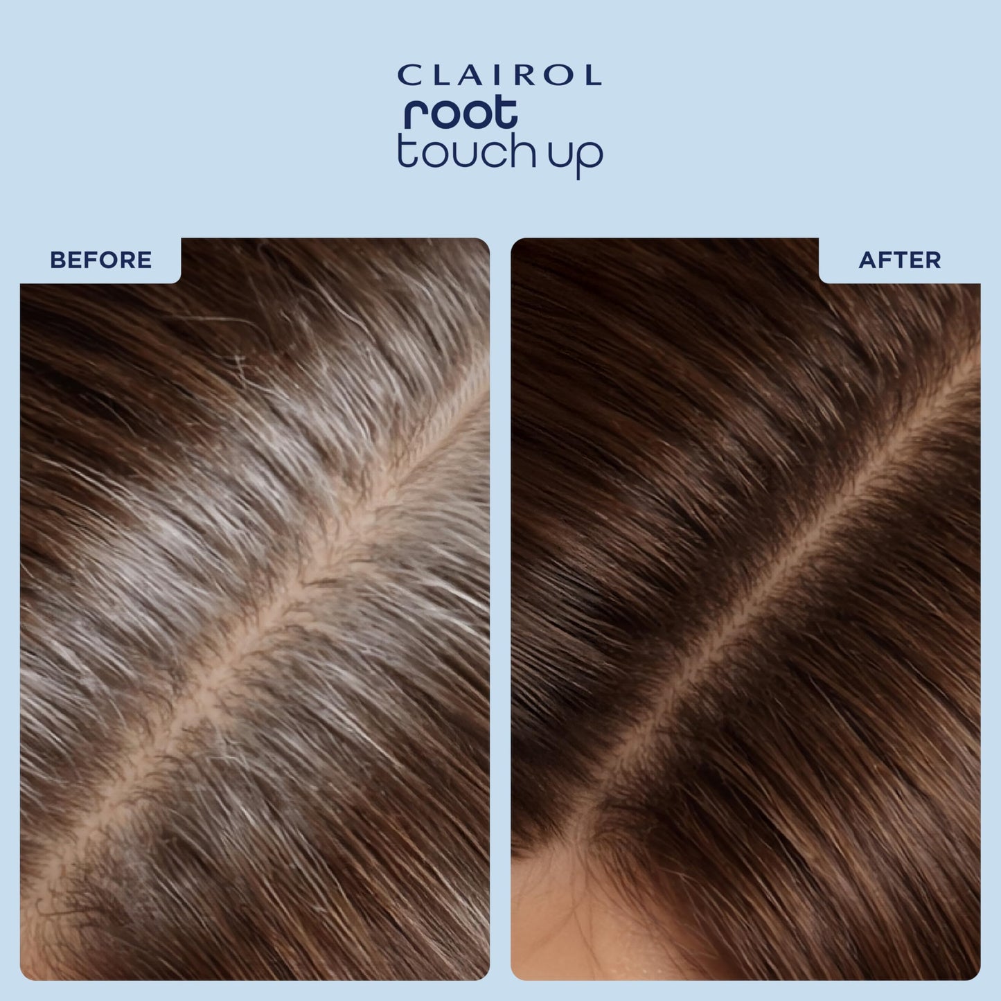 Clairol Root Touch-Up Temporary Concealing Powder, Dark Brown Hair Color | Ammonia Free | Instantly Cover Roots + Define Eyebrows | On-the-Go Compact with Mirror and Application Brush | Pack of 3