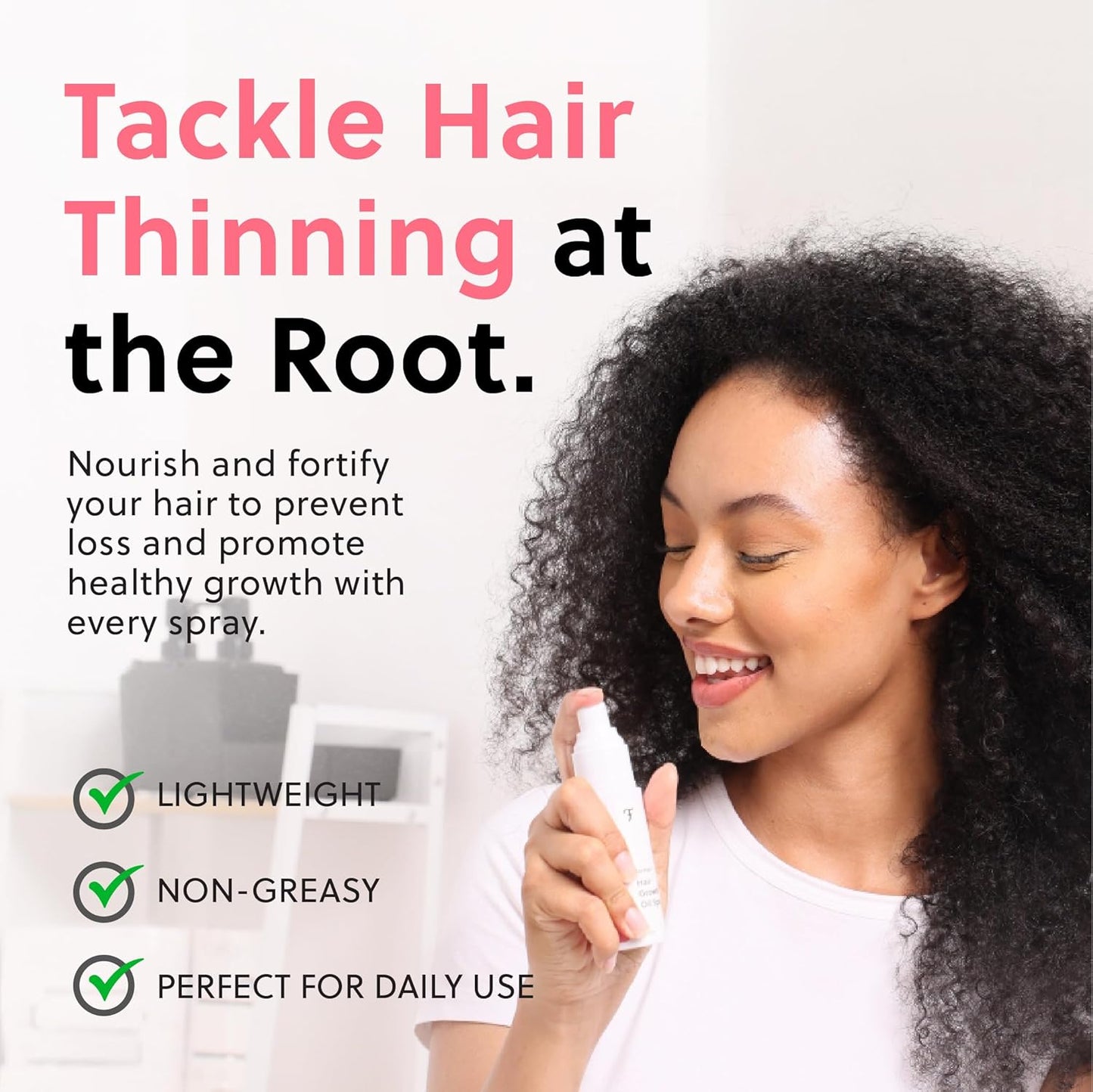 Hair Growth Serum for Women | Hormone-Free Regrowth Treatment for Thinning Hair - Fast Absorbing 50ml