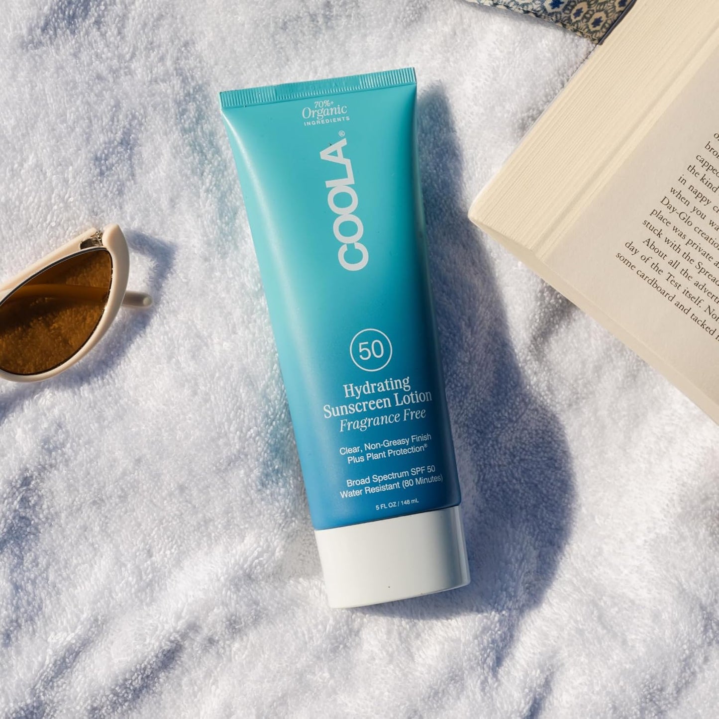 COOLA Organic Sunscreen SPF 50 - Vegan, Gluten-Free Body Lotion for Daily Skin Protection | 5 Fl Oz