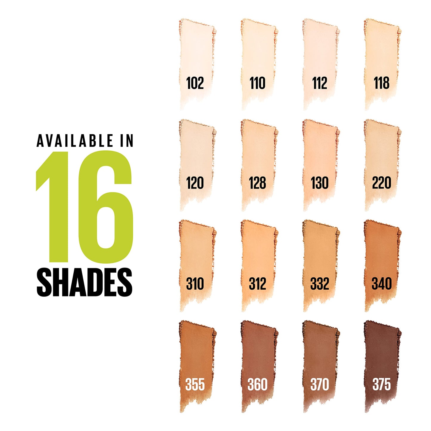 Maybelline Super Stay Up to 24HR Hybrid Powder-Foundation, Medium-to-Full Coverage Makeup, Matte Finish, 120, 1 Count (Pack of 2)