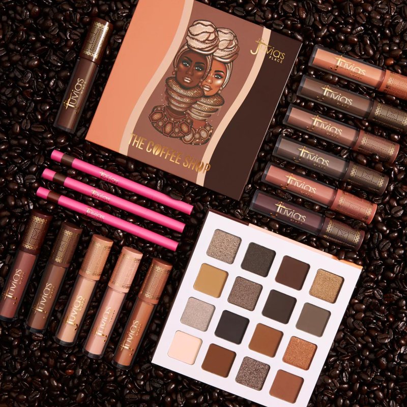 Juvia's Place Coffee Shop Lip Gloss - Cream de Cacao - Hydrating Butter Lip Gloss for Women, Long-Lasting Shine, Moisturizing Glass-like Finish, Plumping Non-sticky, Suitable for every vibe