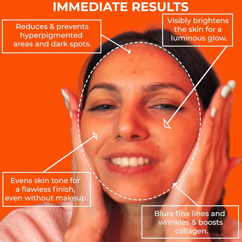 Brightening Cream - Polyphenol Moisturizer with Peptides, Hyaluronic Acid & Vitamin C | Italian Skincare | Vegan