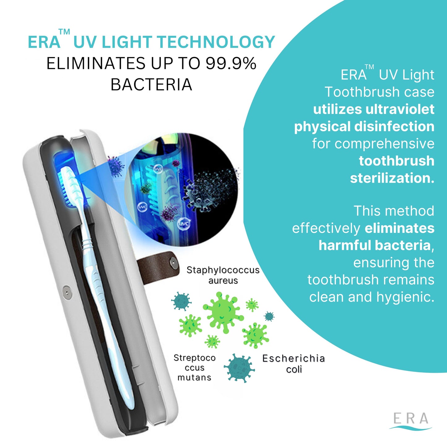 ERA UV Light toothbrush case