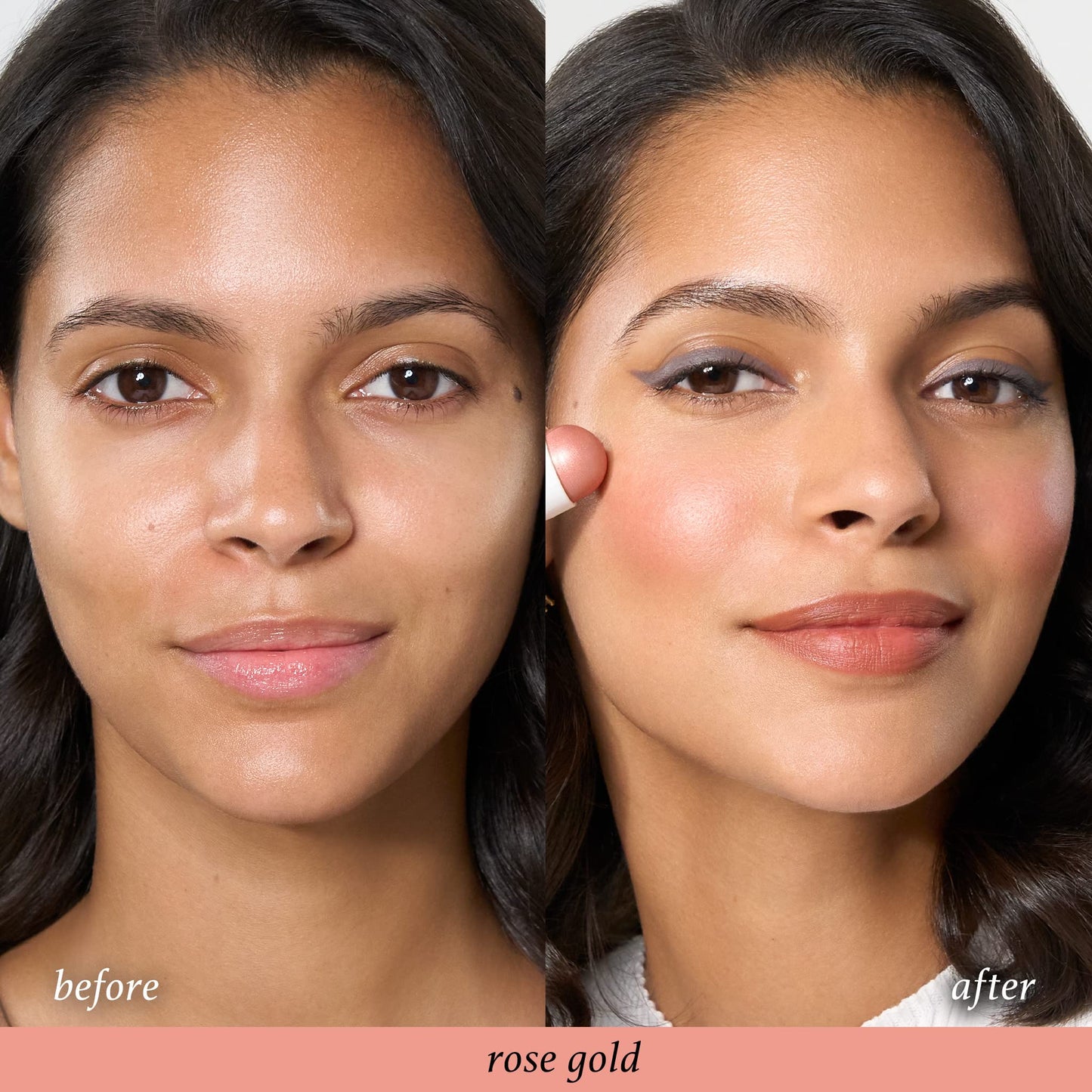 Julep Radiant Glow Duo: So Awake Snail Mucin Complexion Booster Moisturizer + Face Primer & Skip The Brush Cream-to-Powder Blush Stick in Rose Gold Makeup & Skincare Set