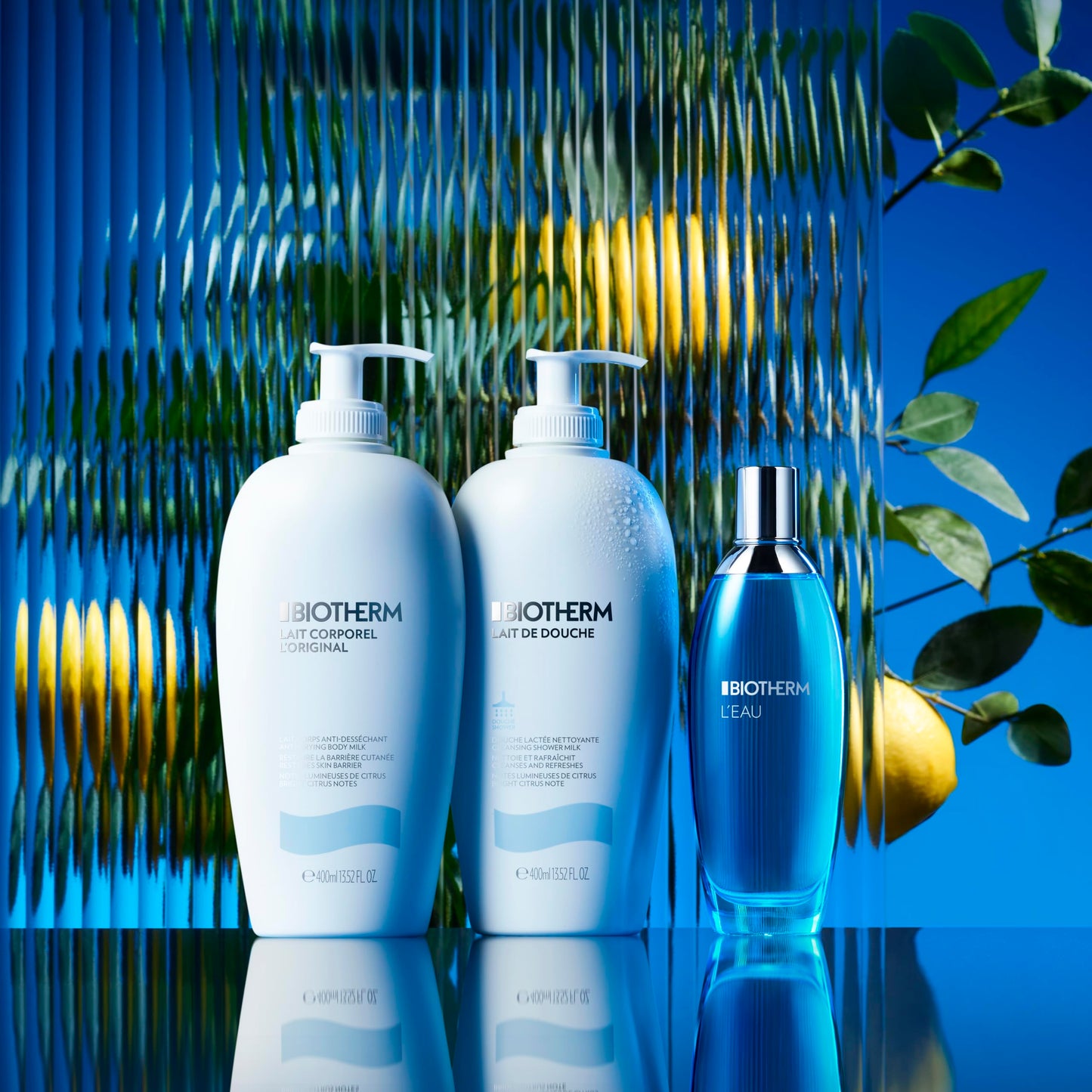 Biotherm L'Eau Fragrance of Lait Corporel, Refreshing Body Mist with Citrus Essences and Biotech Plankton, Energizing Body Spray for Women to Hydrate and Tone Skin with a Fresh Scent, 3.4 Fl. Oz.