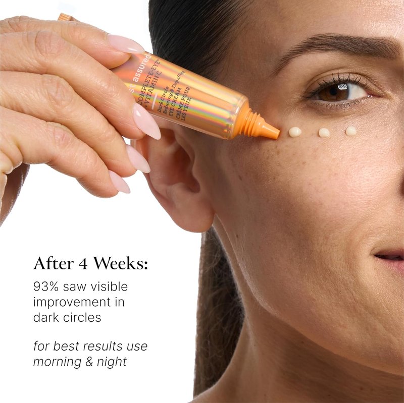 Rest Assured Eye Cream & Bright Idea Vitamin C Serum - Anti-Aging, Reduces Dark Spots, Boosts Elasticity | Vegan & Cruelty-Free
