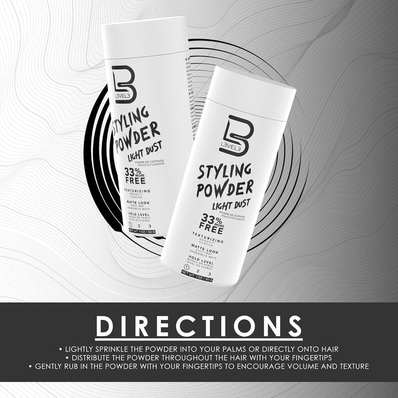 Light Hold Styling Powder - Texturizing & Volumizing Hair Product - Natural Matte Finish | 30 Grams