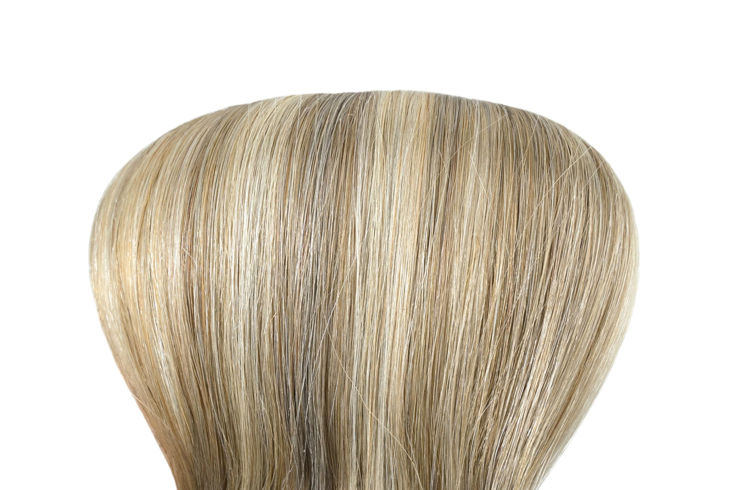 UGOTRAYS Clip in Hair Extensions Real Human Hair - 15 inch 70g Ash Blonde Mixed Bleach Blonde Straight 7pcs Double Weft - 100% Remy Human Hair Extensions #18p613 15inches