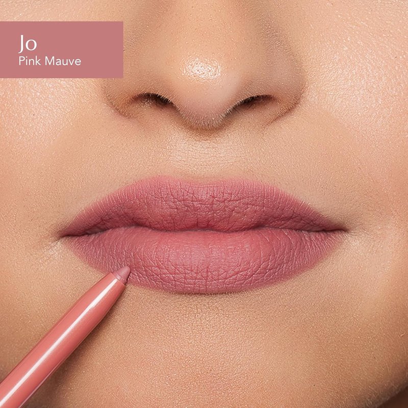 Perfect Pink Pout Lip Gloss & Liner Set - Vegan Lip-Plumping Gloss & Long-Wear Liner | Pink Mauve