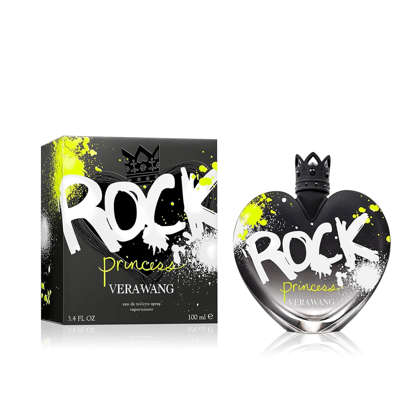 Vera Wang Rock Princess Eau de Toilette - Women's Fragrance with Peach, Jasmine & Vanilla | 3.4 fl oz Travel Size