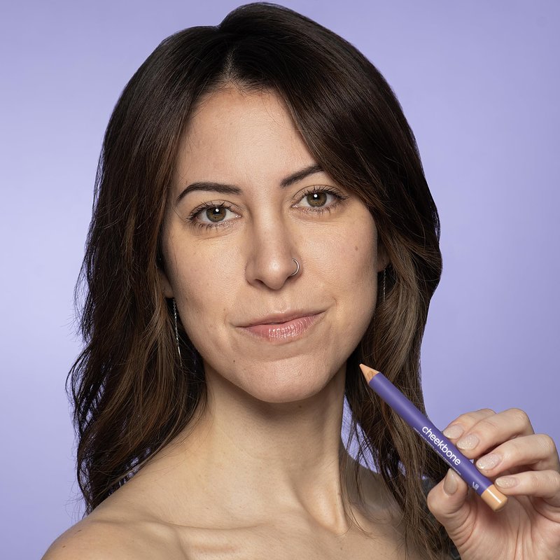 Cheekbone Unify Complexion Multi Pencil, 3 Fair, Creamy Multi-Use Face Stick for Concealing, Brightening & Sculpting, Buildable, Lightweight Formula, Vegan & Cruelty Free, 0.1 oz.
