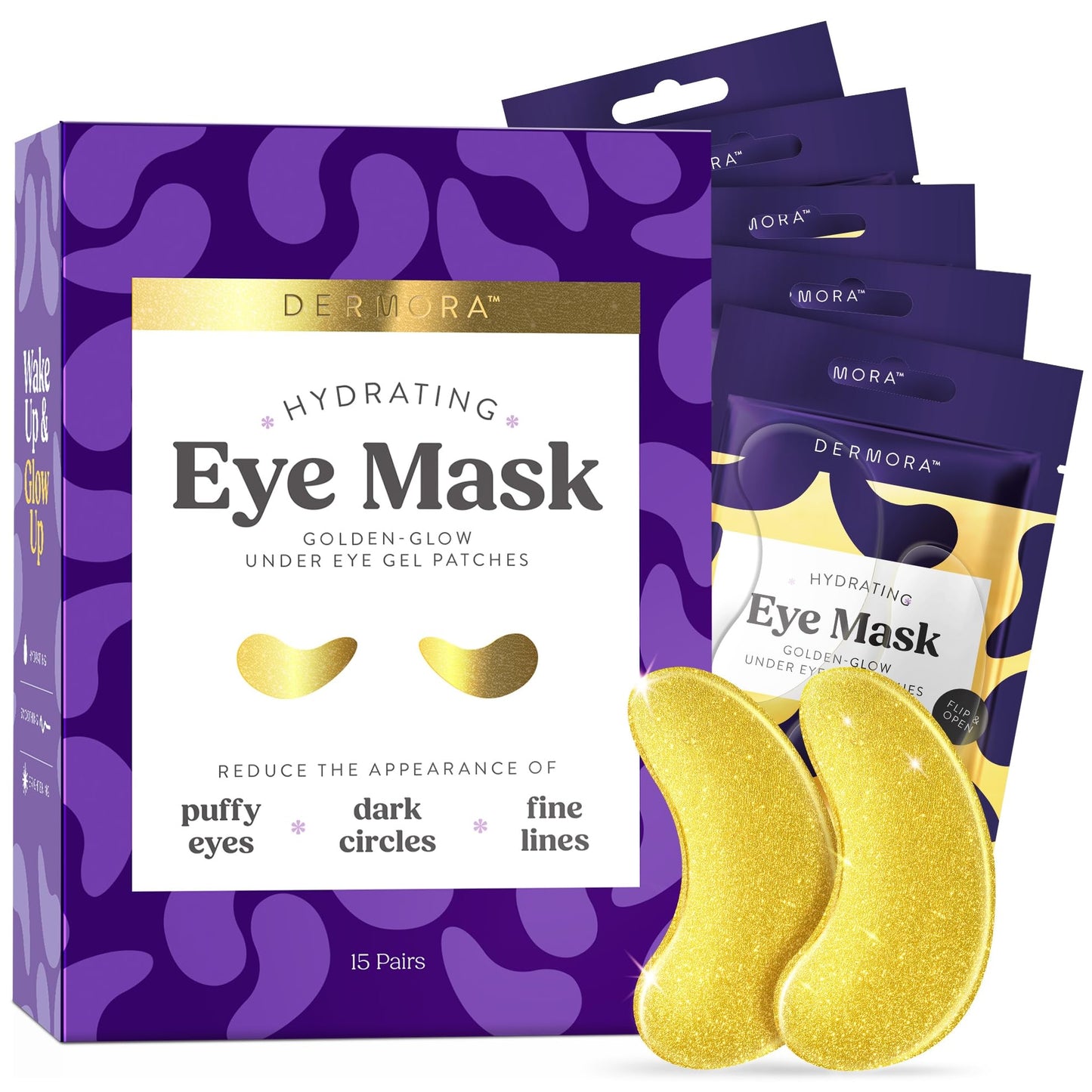 DERMORA Golden Glow Under Eye Patches