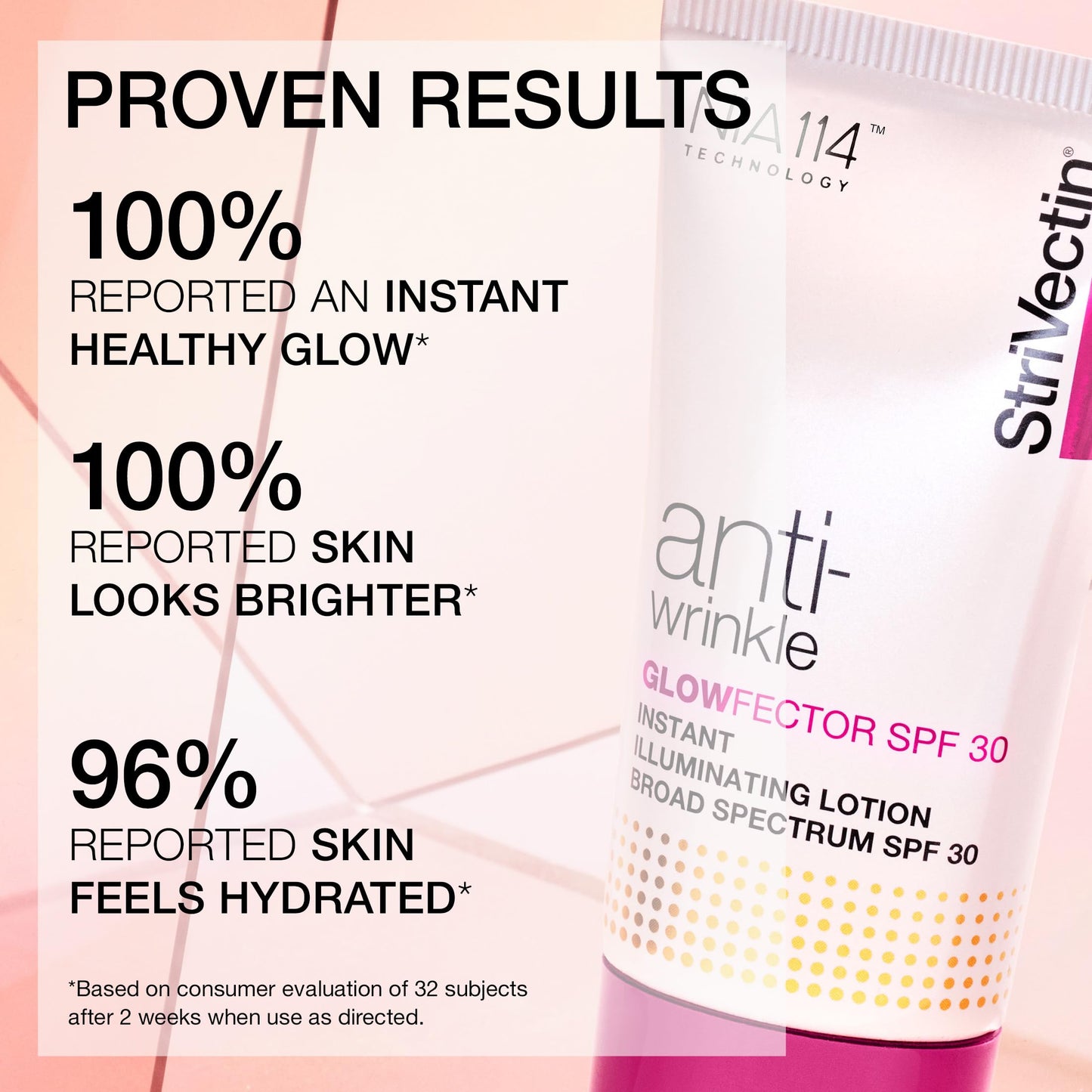 StriVectin GlowFector Instant llluminating Lotion Broad Spectrum SPF 30, Boosts Skin Radiance, 1 oz.