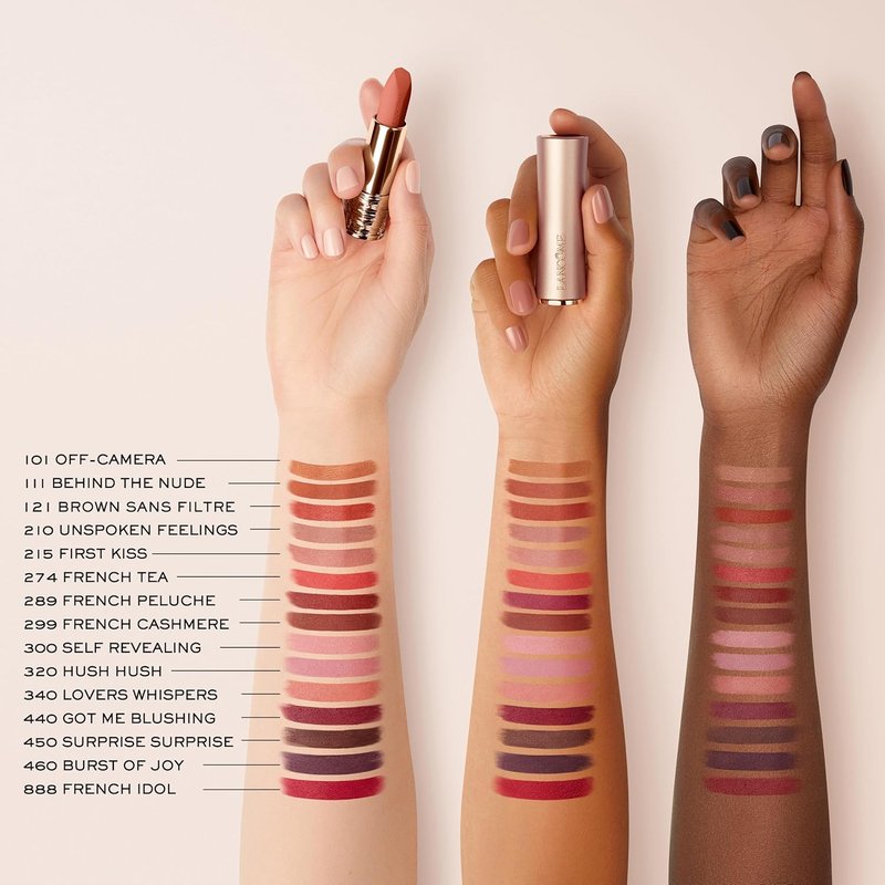 Lancôme L'Absolu Rouge Intimatte Lipstick - Hydrating Matte Formula | 24HR Comfort & Buildable Color