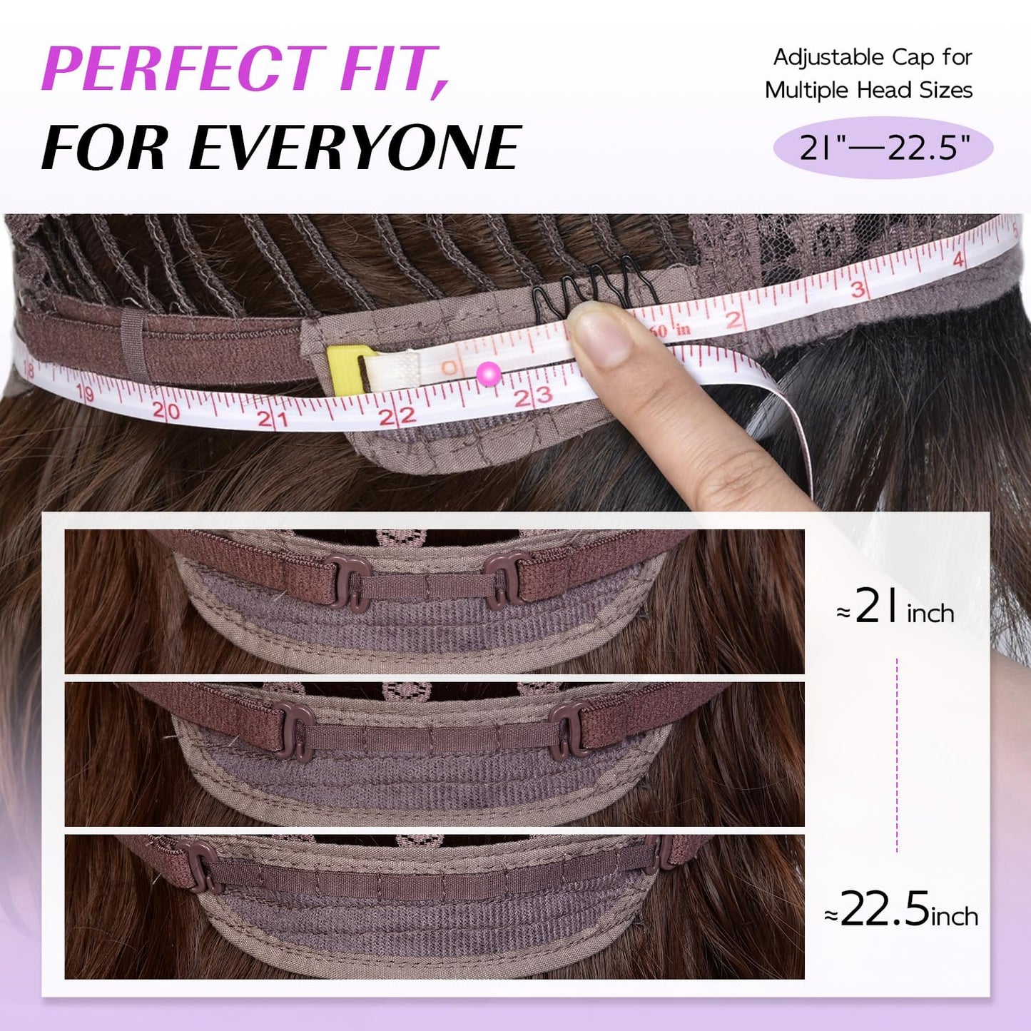 Short Wavy Wig with Bangs for Women Curly Wigs Natural Wavy Synthetic Wigs for Daily Party Cosplay (Ombre Blonde)