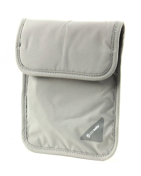 Pacsafe Coversafe X75 Anti-Theft RFID Blocking Neck Pouch, Neutral Grey
