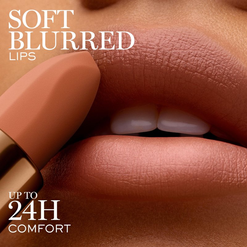 Lancôme L'Absolu Rouge Intimatte Hydrating Matte Lipstick - Buildable & Lightweight Formula with a Soft Matte Finish - Up To 24HR Comfort - 320 Hush Hush