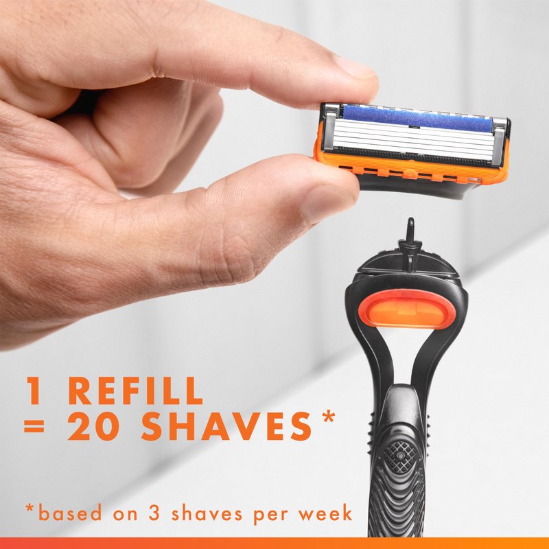 Gillette Fusion5 Men's Razor Blades, 12 Blade Refills