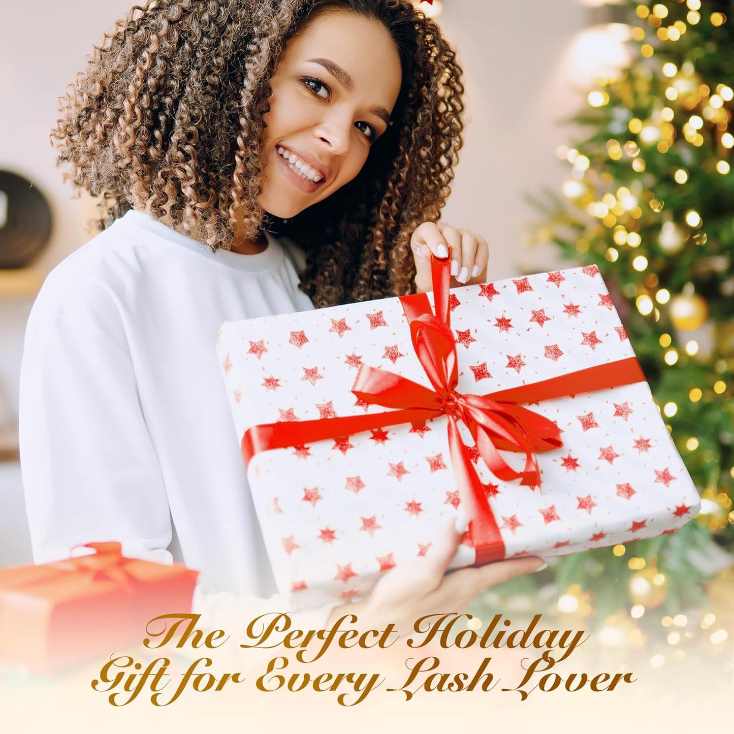 Beetles Christmas Lash Clusters Kit - DIY Eyelash Cluster Set with Bond, Seal & Remover | 3 Styles + 1 Holiday Style