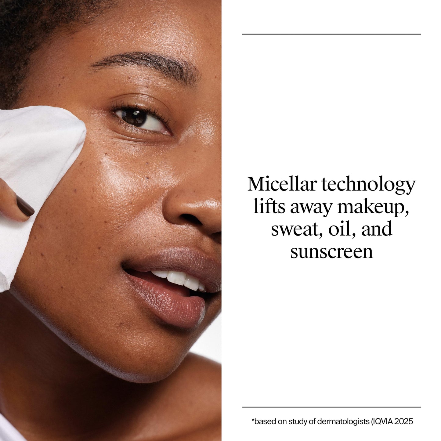 Neutrogena Makeup Remover Towelettes for Face with Micellar Water Daily Alcohol-Free Gently Removes Oil Dirt and Waterproof Makeup in a Simple Fully Plant-Based Cloth, 25 ct