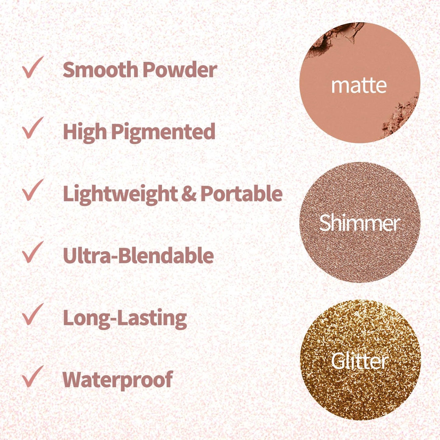 SUMEITANG 9 Colors Matte Naked Eyeshadow Palette Neutral Nude Smoky Eye Shadow Pallet Gray Taupe Brown High Pigmented Ultra-Blendable Waterproof Long Lasting Makeup Palettes Suitable for Older Women