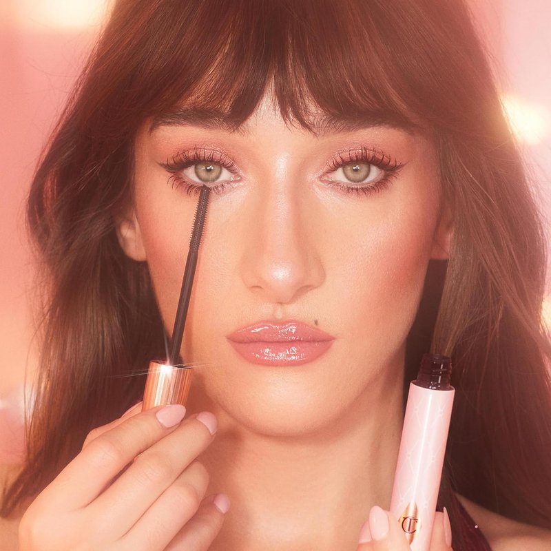 Charlotte Tilbury Pillow Talk Push Up Lashes Mascara - Lengthening & Volume Boosting Formula | Smudge-Proof, 24HR Lift Effect