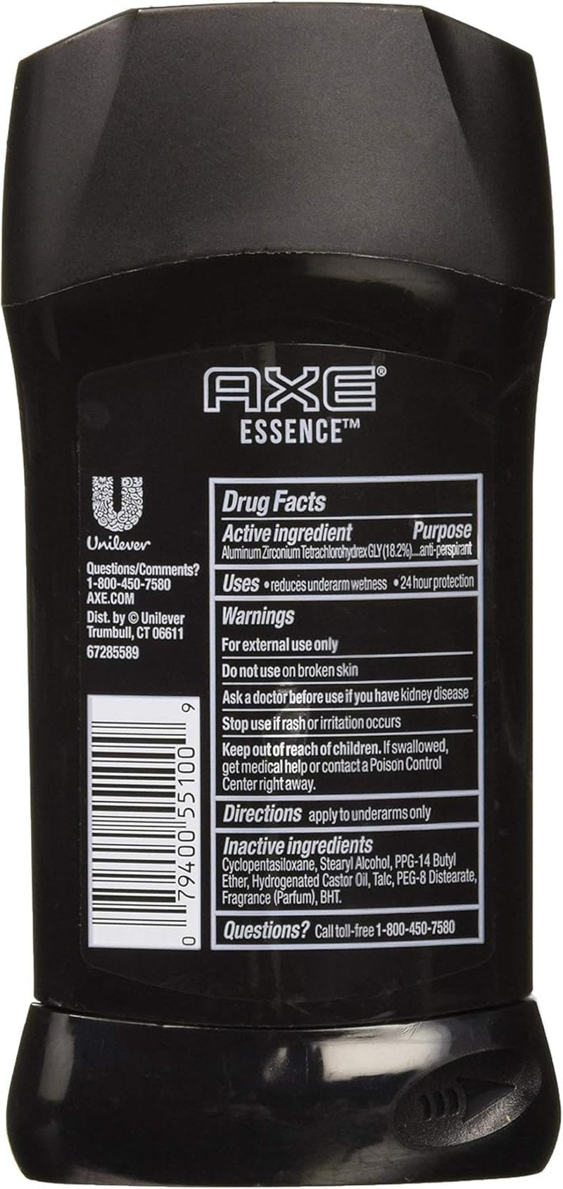 Axe Antiperspirant Stick - Essence 2.70 oz | Long-Lasting Freshness, Pack of 6