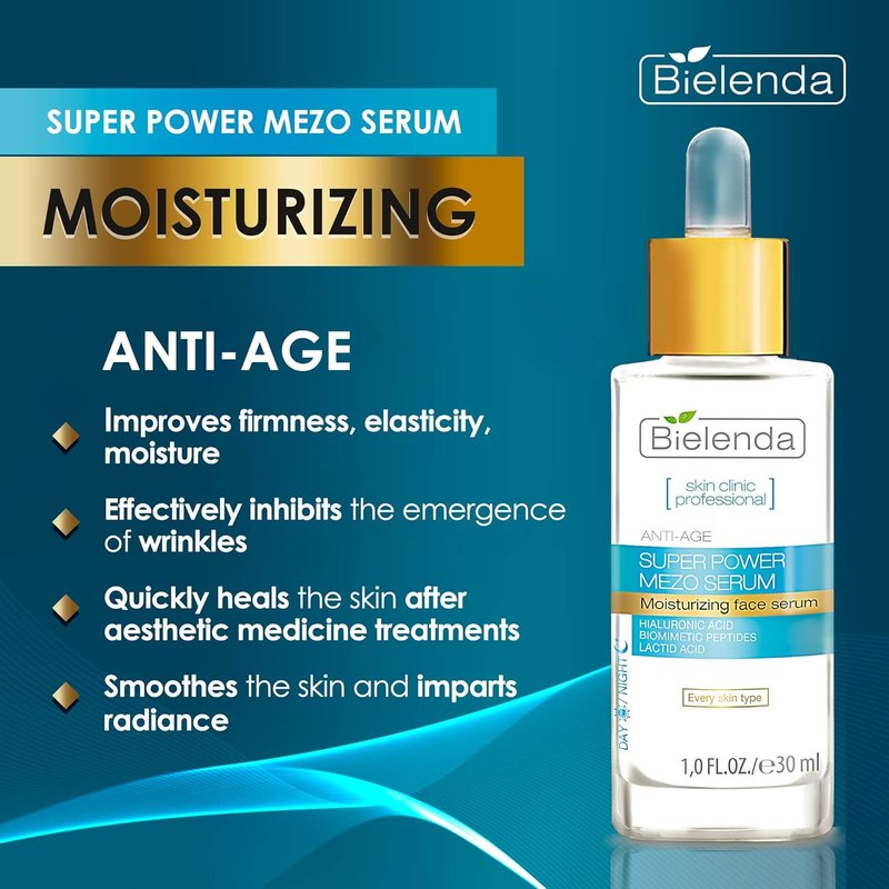Bielenda Professional Mezo Serum - Hydrating Anti-Aging Formula | 30ml
