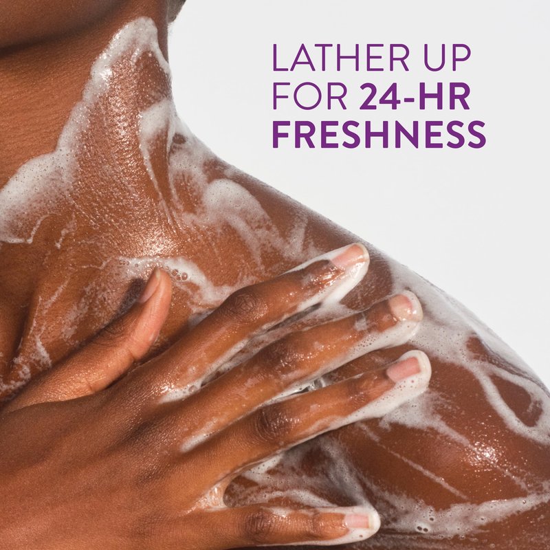 Native Lavender & Rose Scent 24-Hr Refreshing Clean Body Wash for Women & Men, for All Skin Types Incl. Sensitive, Leaves Skin Feeling Clean & Soft, Free of Phthalates, Sulfates & Parabens, 18 oz