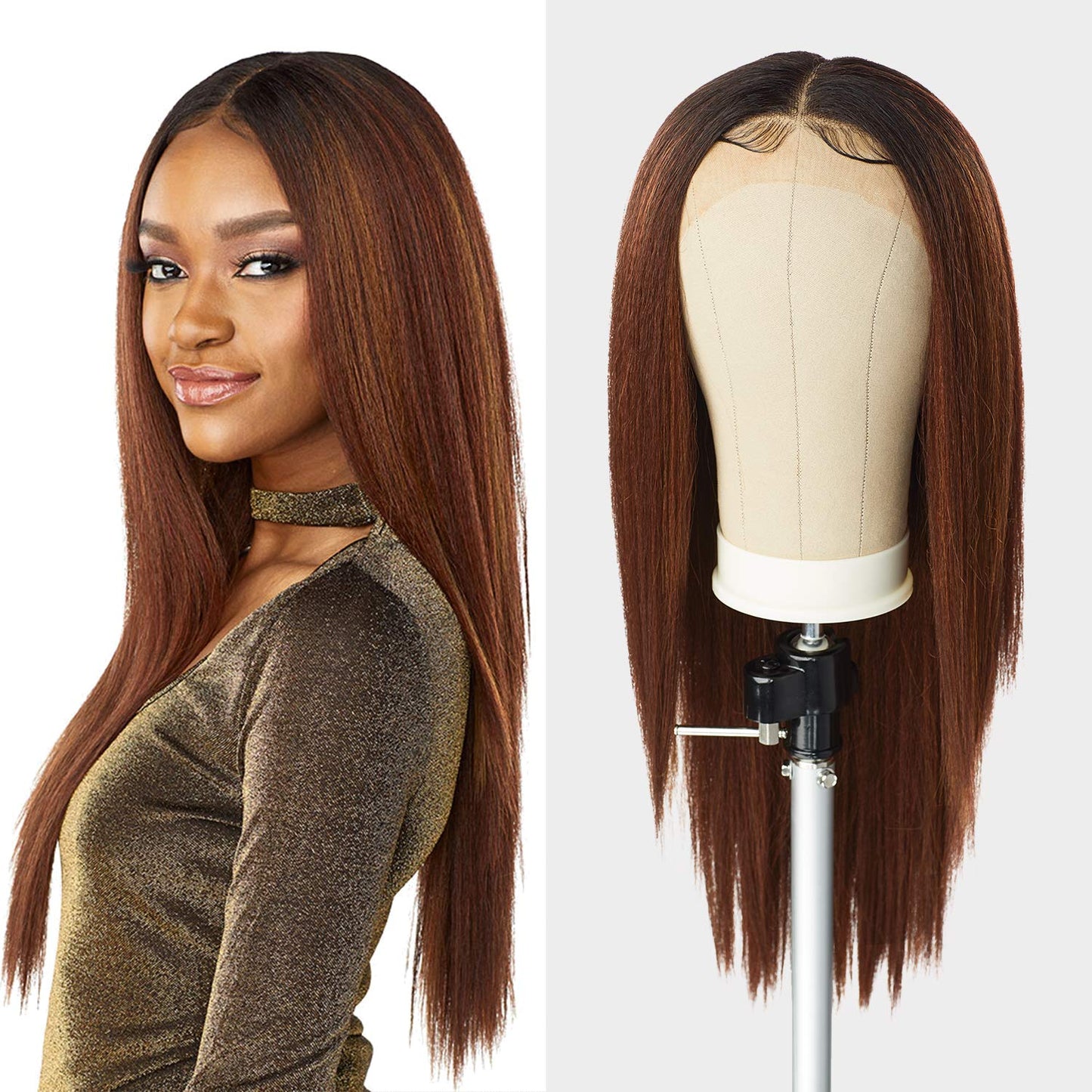 Sensationnel HD Lace Front Wig - Butta Unit 6 | Off Black Synthetic Hair Wig