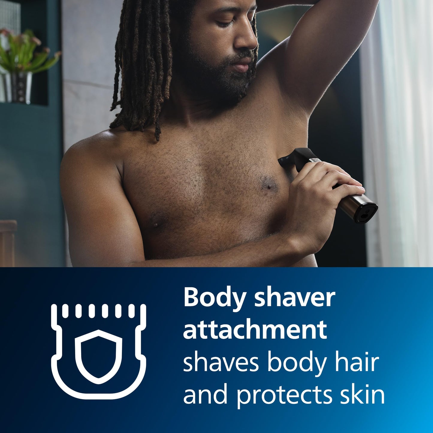 Norelco Philips Multigroom, All-in-One Trimmer, Beard Trimmer and Hair Clipper, Face, Nose, Ear and Body, Travel Kit