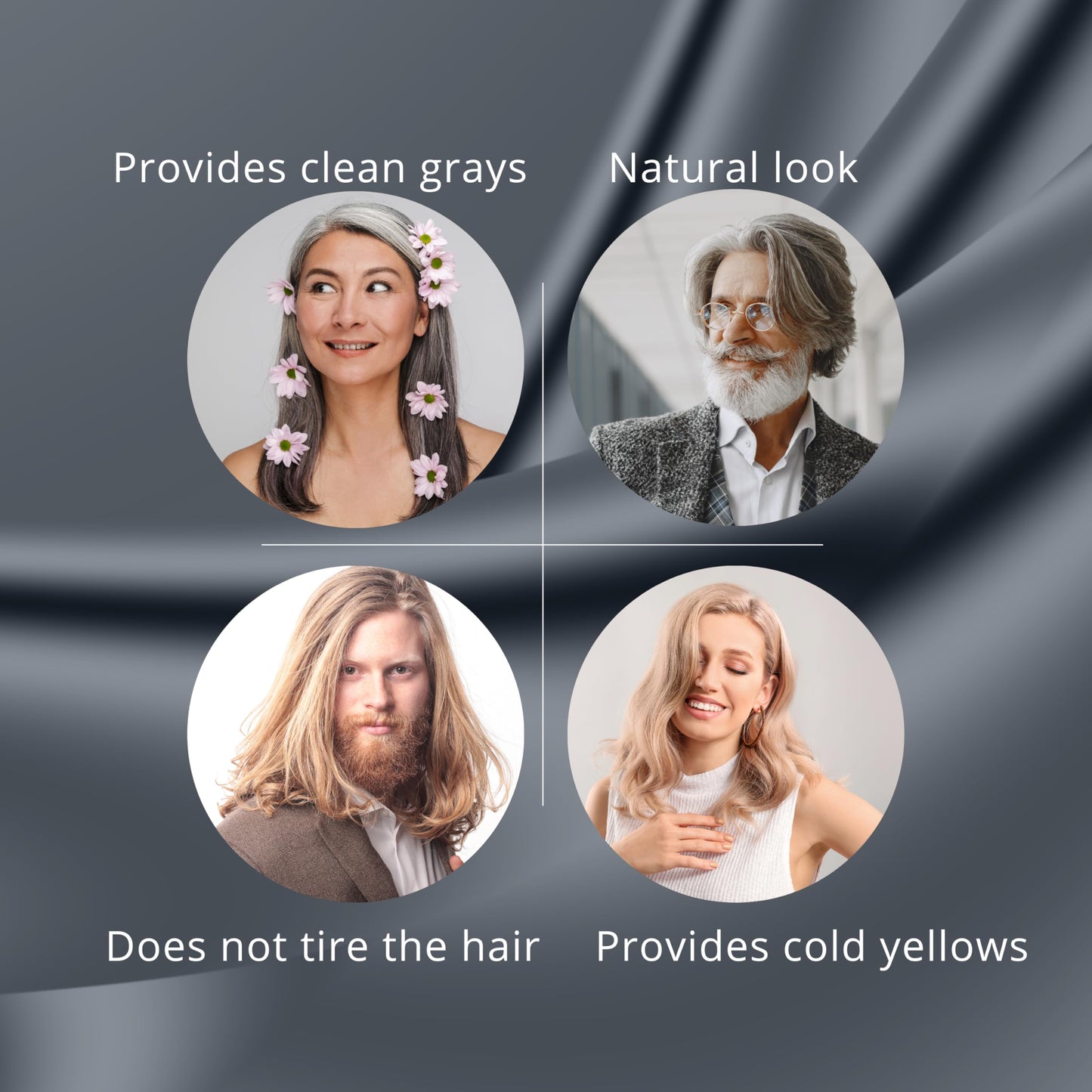 Morfose Silver Shampoo for Blonde, Bleached, and Grey Hair – Neutralizes Yellow Tones, (large, 33.81 Fl Oz)