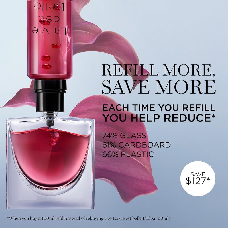 Lancôme La Vie Est Belle L'Elixir Eau de Parfum - Long-Lasting Floral Fragrance with Raspberry, Violet & Cocoa Butter | Women's Perfume