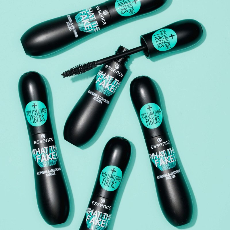 essence | What the Fake! Volumizing & Lengthening Fiber Mascara | Paraben Free | Cruelty Free (Pack of 3)