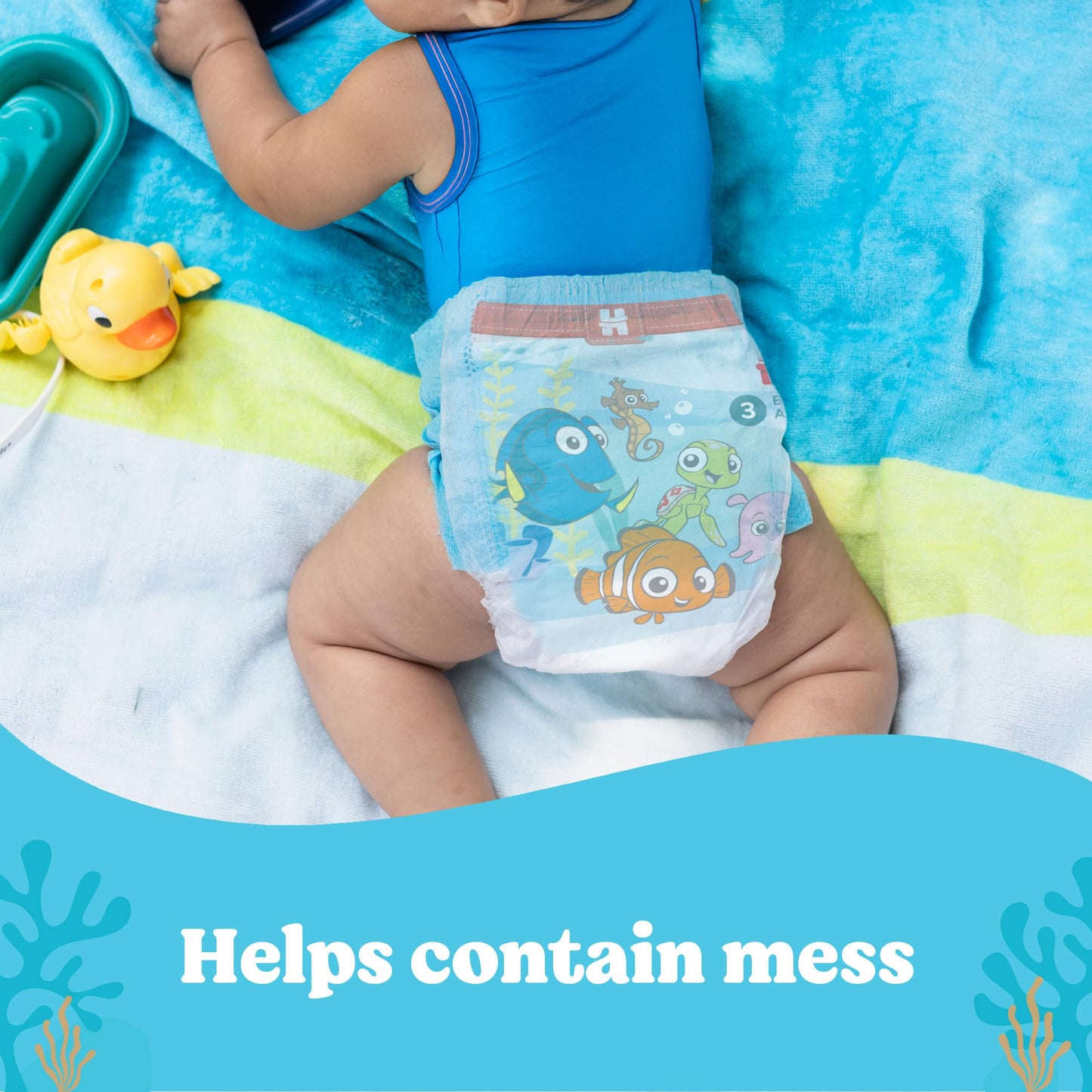 Huggies Little Swimmers Disposable Swimming Diapers, Size 4 (24-34 lbs), 18 Ct