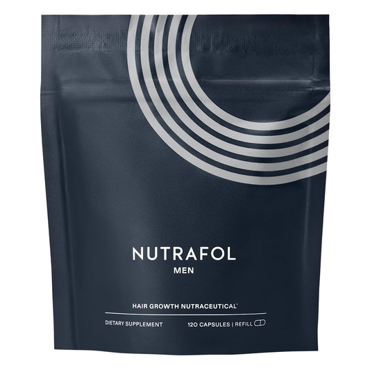 Nutrafol Men's Hair Growth Supplements - Clinically Tested for Thicker Hair & Scalp Coverage | 1 Month Supply