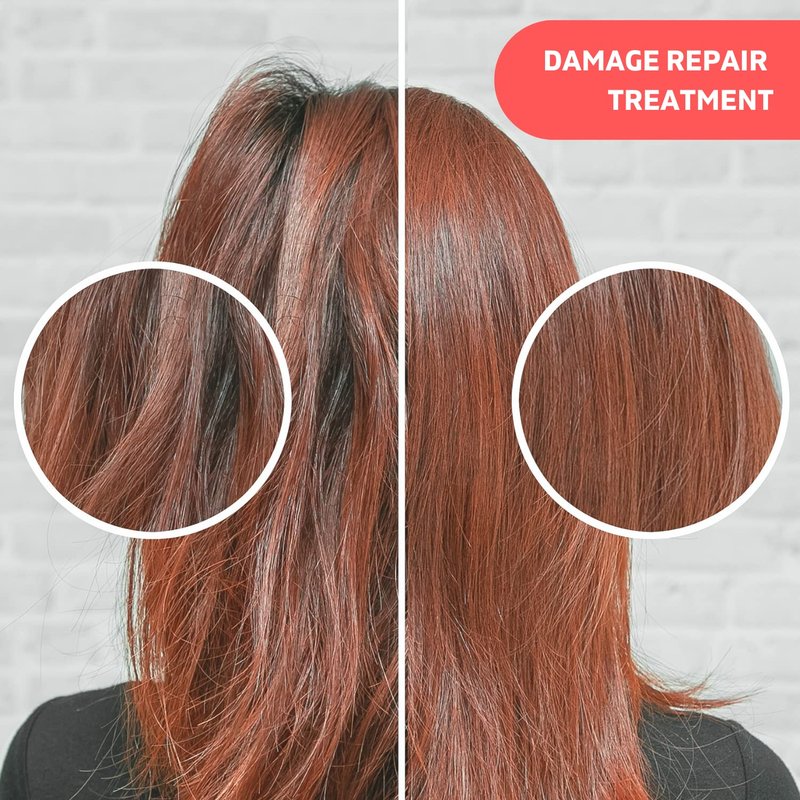 Keratin Protein Hair Mask with Argan Oil - Paraben & Sulfate Free Hair Repair Treatment for Dry, Damaged Hair | 8 fl oz